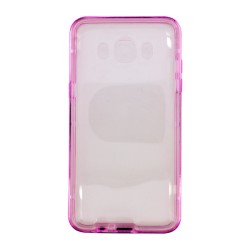 Case TPU Samsung Galaxy J5 2016 Transparente Frame Pink